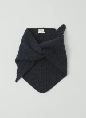 Bandana en laine tricotée