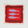 Bandana en lin « Market Fish »