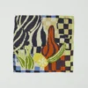 Bandana en soie « Nature morte abstraite »
