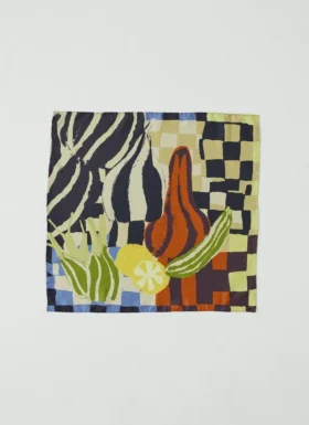 Bandana en soie « Nature morte abstraite »