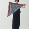 Bandana imprimé au bloc à rayures patchwork