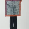 Bandana imprimé au bloc à rayures patchwork
