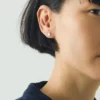 Boucles d&rsquo;oreilles en argent Eolith d&rsquo;Emily Nixon