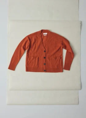 Cardigan carré en laine et cachemire Ffion