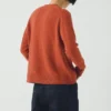 Cardigan carré en laine et cachemire Ffion