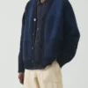 Cardigan en laine britannique jacquard