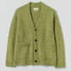 Cardigan en laine Donegal à col en V
