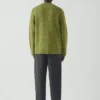 Cardigan en laine Donegal à col en V