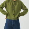 Cardigan raglan en laine et cachemire Eden