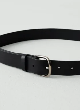 Ceinture à boucle en cuir Laperruque
