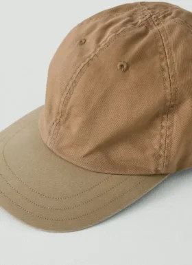 Chapeau en toile contrastée Decho