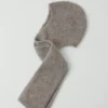 Écharpe à capuche en alpaga moelleux