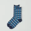 Chaussettes en coton et cachemire à carreaux