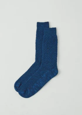 Chaussettes en coton texturé