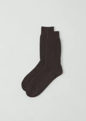 Chaussettes en coton texturé