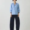 Chemise ample en coton Oxford Catrin