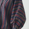 Chemise cache-cœur en coton rayé Pantry
