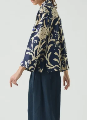 Chemise carrée à imprimé vaisselle