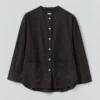 Chemise à carreaux en coton et cachemire