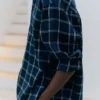 Chemise décontractée en coton et lin Market Check