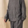 Chemise décontractée en lin et coton