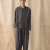 Chemise décontractée en lin et coton