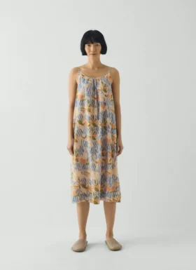 Chemise de nuit en coton imprimé « Picnic »