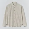 Chemise en coton à carreaux inversés
