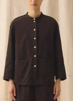 Chemise en coton cordé biologique