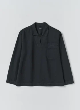 Chemise en coton et lin à enfiler