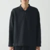 Chemise en coton et lin à enfiler