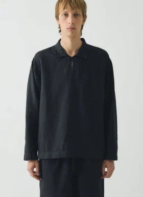 Chemise en coton et lin à enfiler