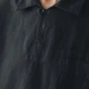 Chemise en coton et lin à enfiler