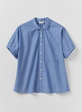 Chemise en coton froncée Cecily