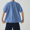 Chemise en coton froncée Cecily