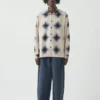 Chemise en coton Ikat mosaïque