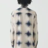 Chemise en coton Ikat mosaïque