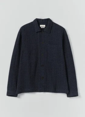 Chemise en coton à points dispersés