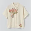 Chemise en lin brodée Al Fresco
