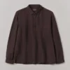Chemise en lin à demi-patte