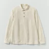 Chemise en lin à demi-patte