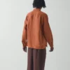 Chemise en lin à demi-patte
