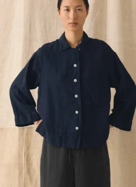Chemise en lin teinte en pièce