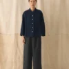 Chemise en lin teinte en pièce