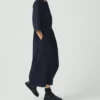 Chemise en sergé de coton indigo