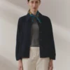 Chemise en sergé de coton indigo Baya