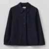 Chemise en sergé de coton indigo Baya