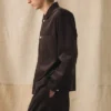 Chemise à enfiler en velours côtelé bio