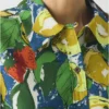 Chemise à imprimé fruits esquissés Gia