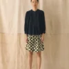 Chemise légère en coton seersucker